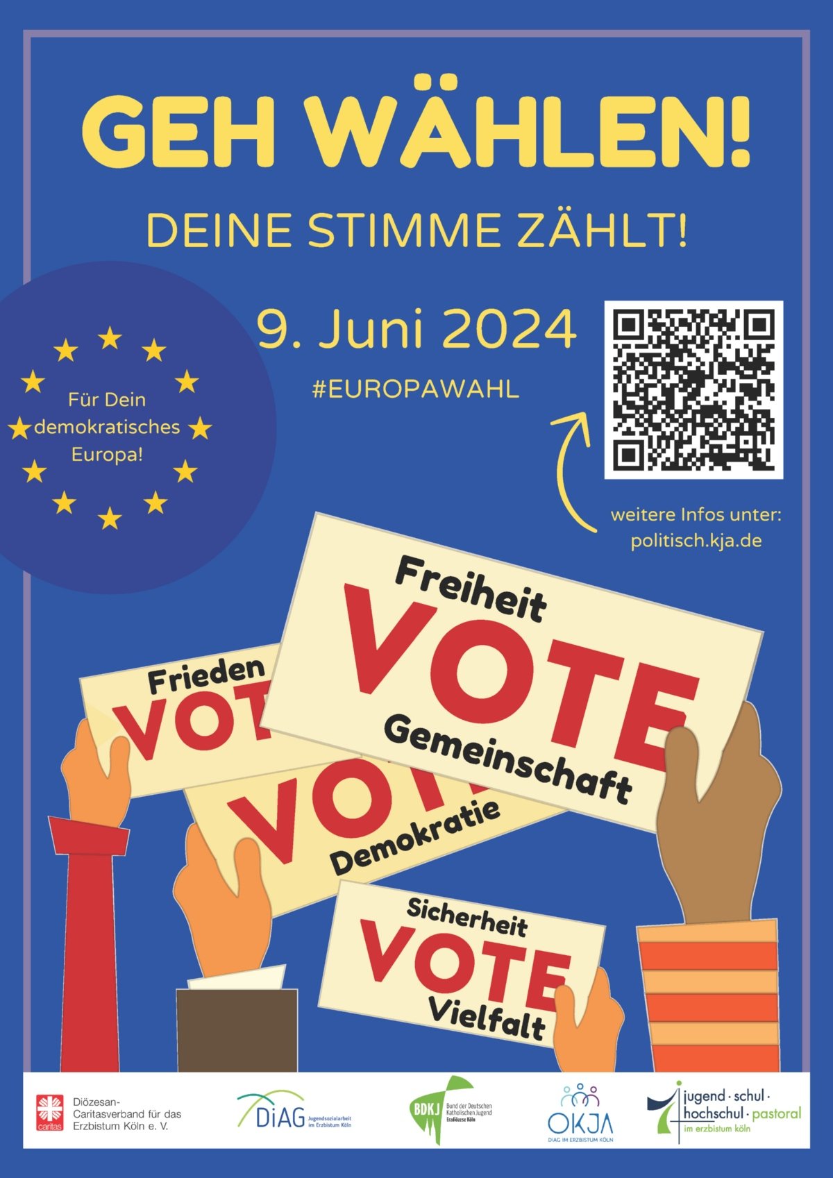 Plakat Europawahl 2024